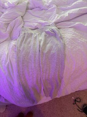 Danskin Light Gray Kids Sweatpants with Elastic Waist